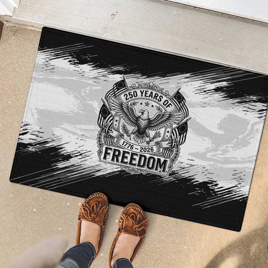 American 1776-2026 Rubber Doormat USA 250th Anniversary
