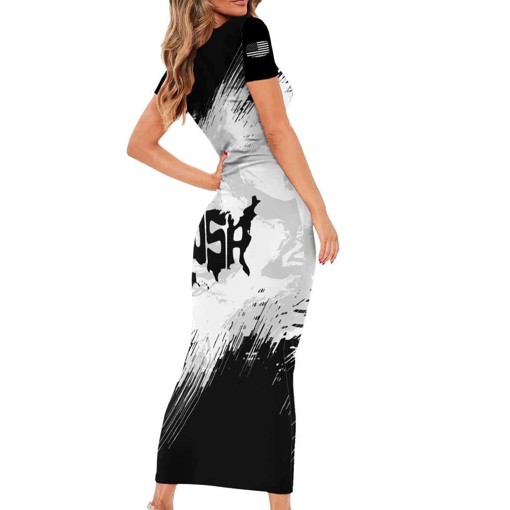American 1776-2026 Short Sleeve Bodycon Dress USA 250th Anniversary