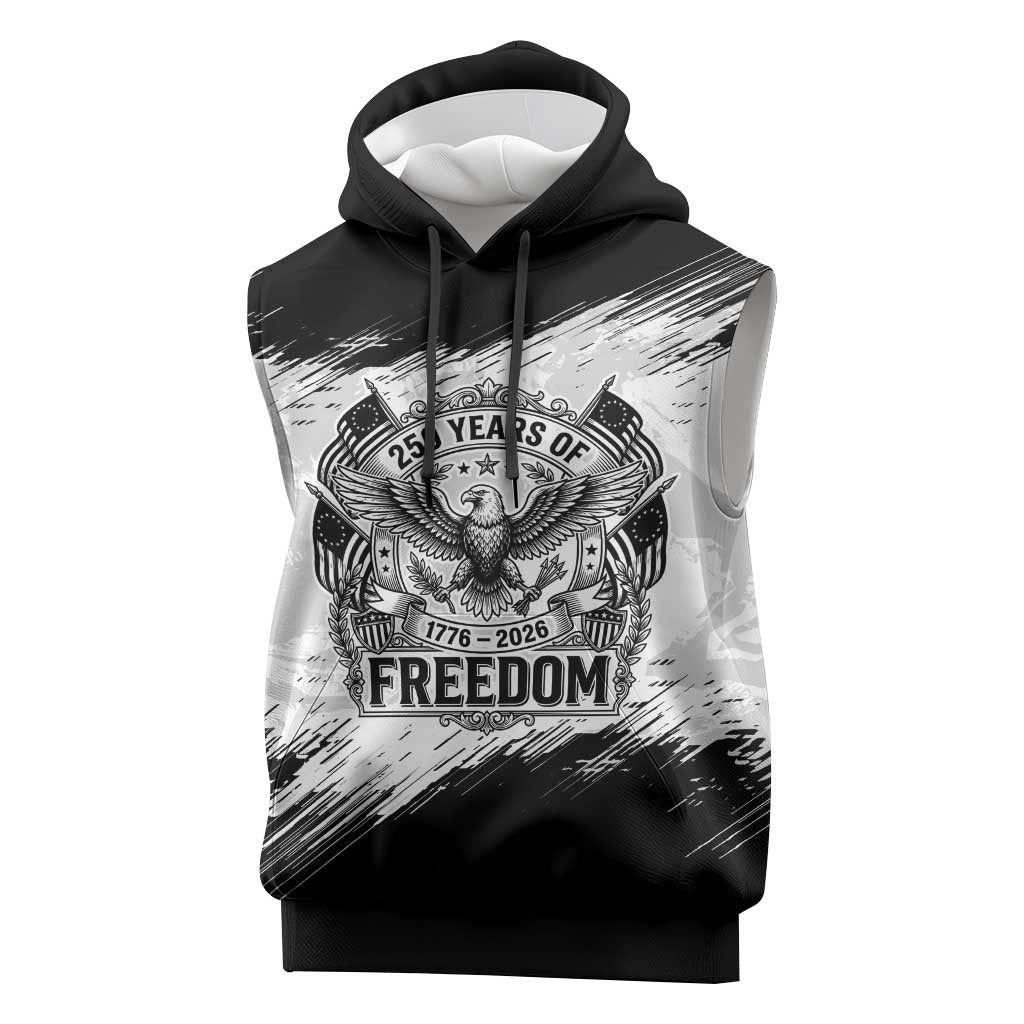 American 1776-2026 Sleeveless Hoodie USA 250th Anniversary