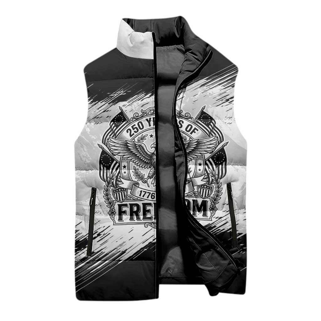 American 1776-2026 Sleeveless Puffer Jacket USA 250th Anniversary