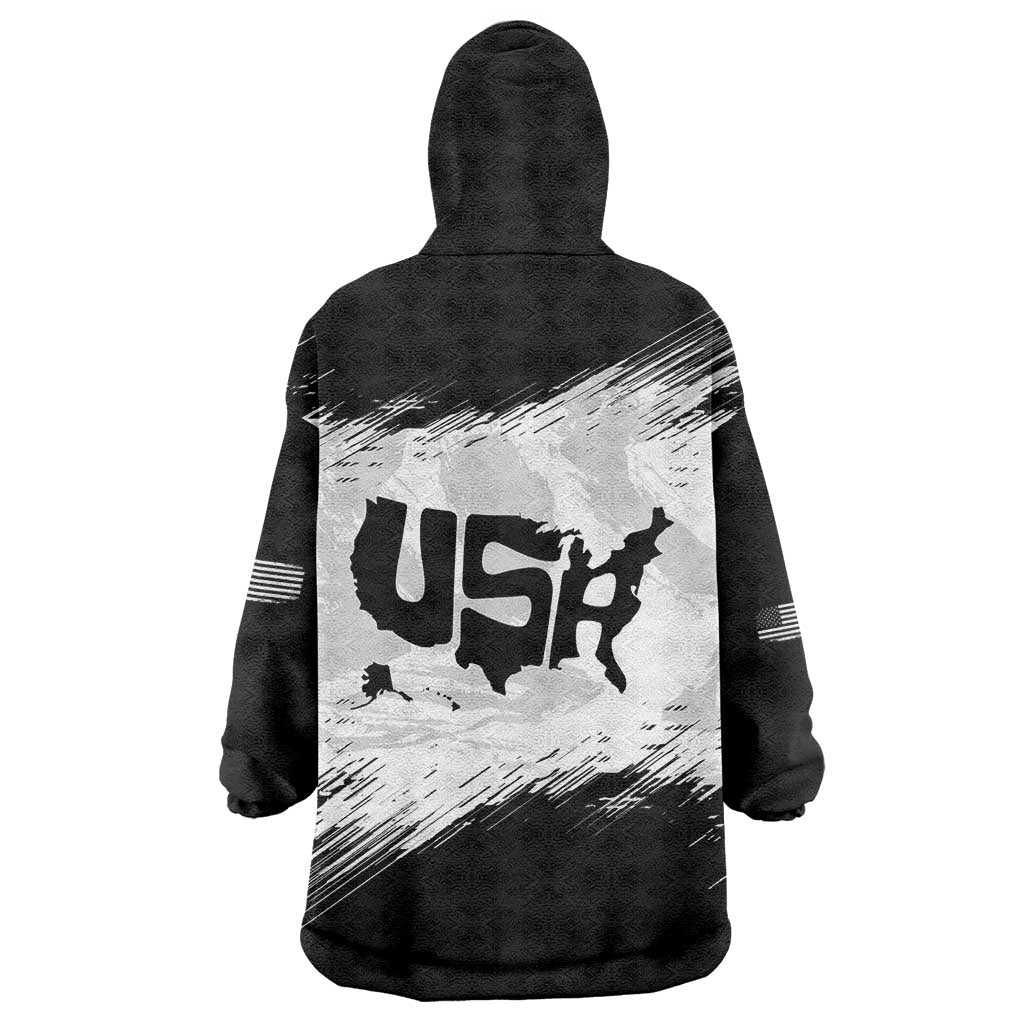 American 1776-2026 Wearable Blanket Hoodie USA 250th Anniversary