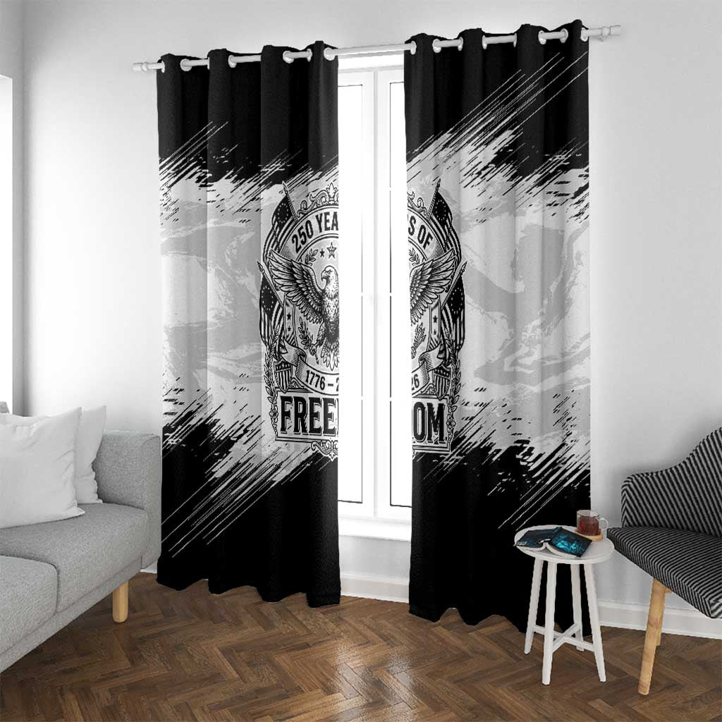 American 1776-2026 Window Curtain USA 250th Anniversary