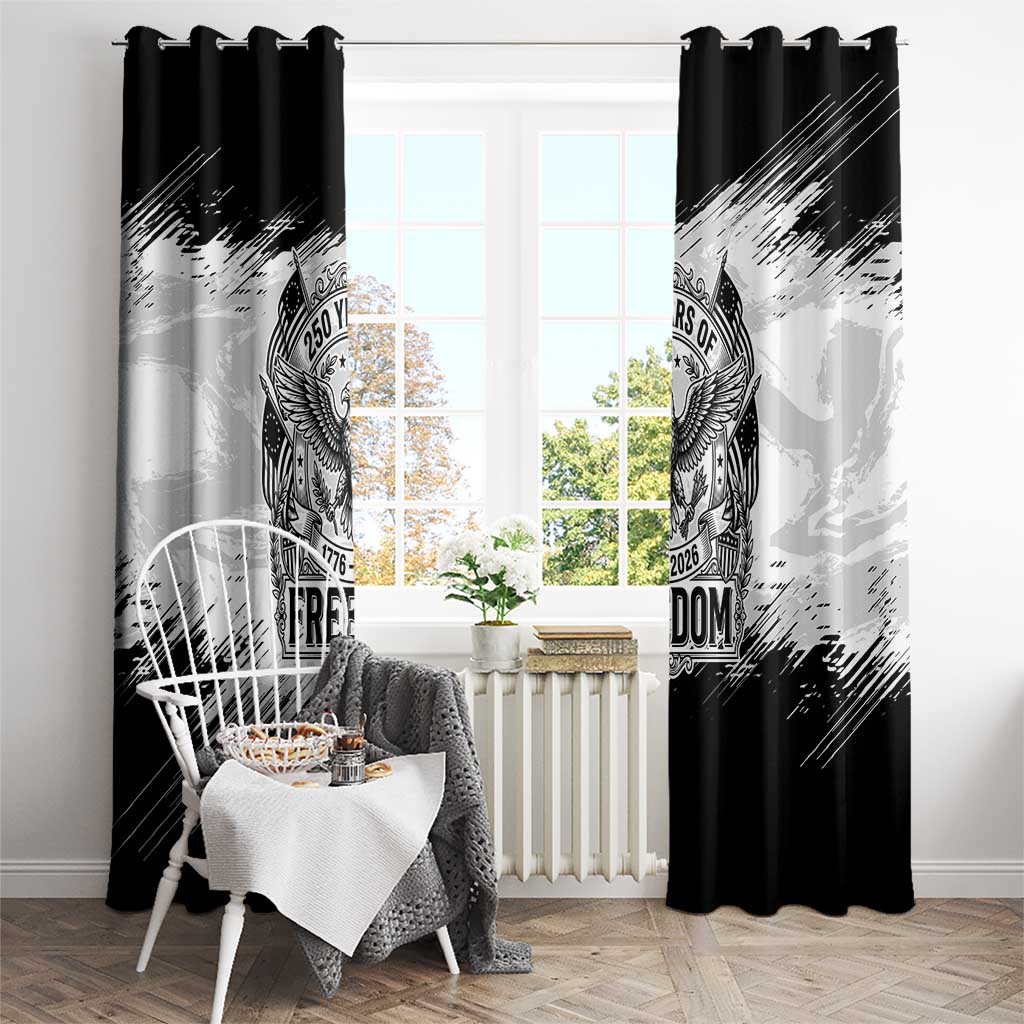 American 1776-2026 Window Curtain USA 250th Anniversary