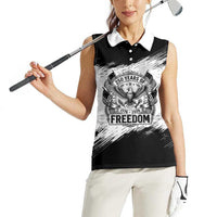 American 1776-2026 Women Sleeveless Polo Shirt USA 250th Anniversary