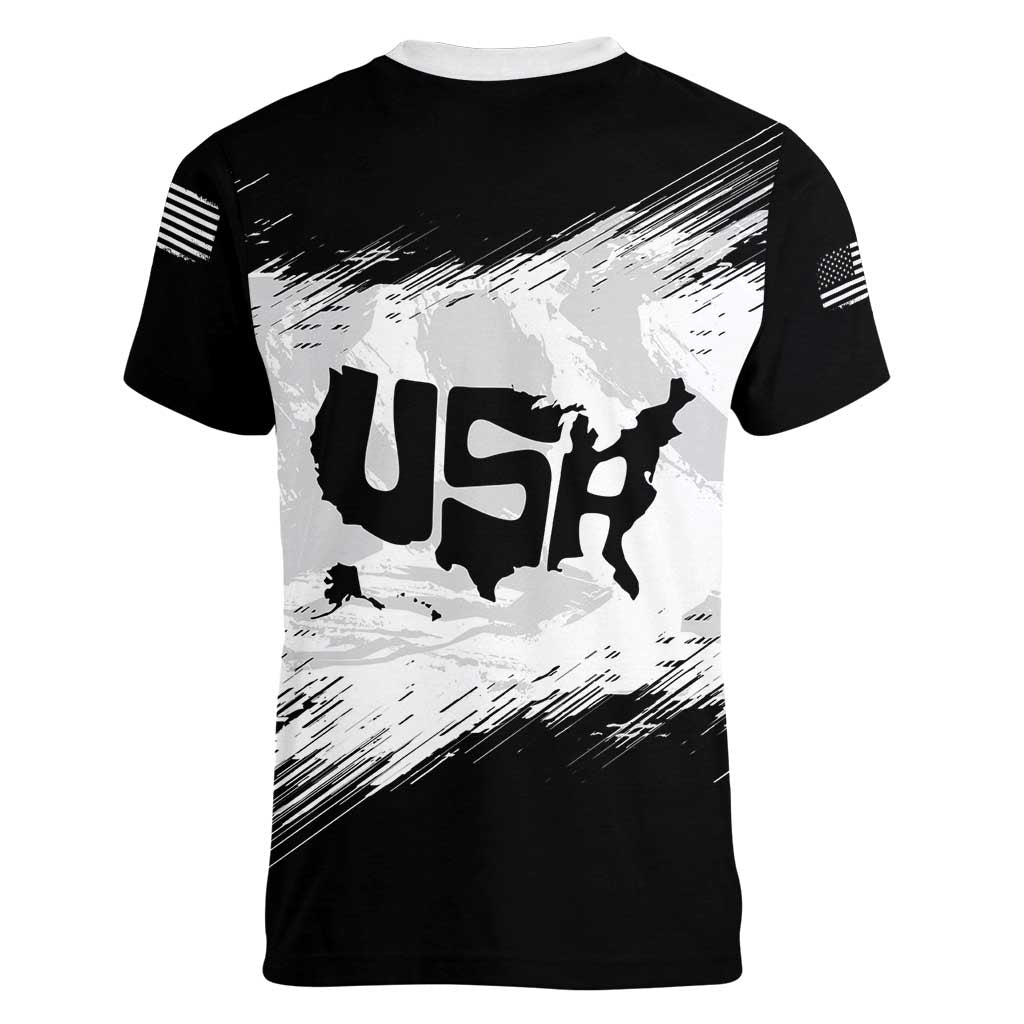 American 1776-2026 Women V-Neck T-Shirt USA 250th Anniversary
