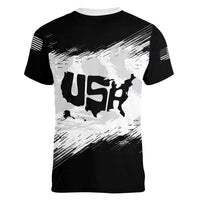 American 1776-2026 Women V-Neck T-Shirt USA 250th Anniversary