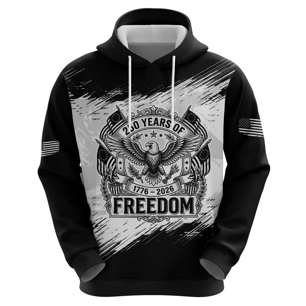 American 1776-2026 Zip Hoodie USA 250th Anniversary
