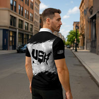 American 1776-2026 Zipper Polo Shirt USA 250th Anniversary