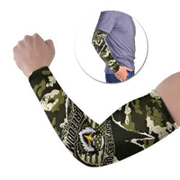 Personalized USA 250th Anniversary Arm Sleeves Eagle Camouflage Zipper Stylized