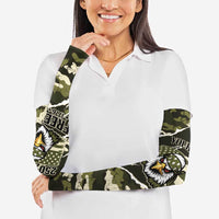 Personalized USA 250th Anniversary Arm Sleeves Eagle Camouflage Zipper Stylized