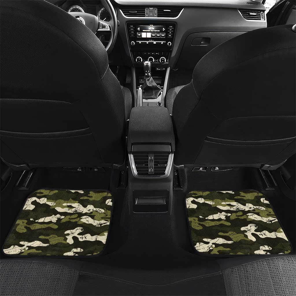 Personalized USA 250th Anniversary Car Mats Eagle Camouflage Zipper Stylized