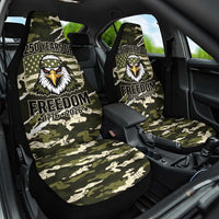 USA 250th Anniversary Car Seat Cover Eagle Camouflage Zipper Stylized