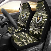 USA 250th Anniversary Car Seat Cover Eagle Camouflage Zipper Stylized