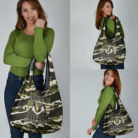 USA 250th Anniversary Grocery Bag Eagle Camouflage Zipper Stylized