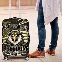 USA 250th Anniversary Luggage Cover Eagle Camouflage Zipper Stylized