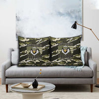 USA 250th Anniversary Pillow Cover Eagle Camouflage Zipper Stylized