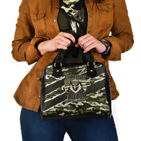 USA 250th Anniversary Shoulder Handbag Eagle Camouflage Zipper Stylized