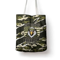 USA 250th Anniversary Tote Bag Eagle Camouflage Zipper Stylized