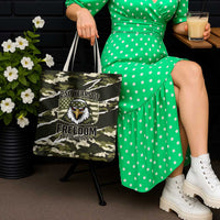 USA 250th Anniversary Tote Bag Eagle Camouflage Zipper Stylized