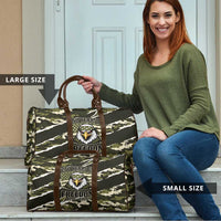 USA 250th Anniversary Travel Bag Eagle Camouflage Zipper Stylized