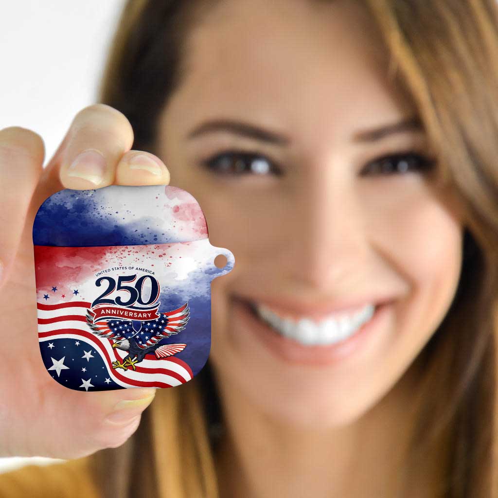 USA 250 Years of Freedom AirPods Case American Patriotic
