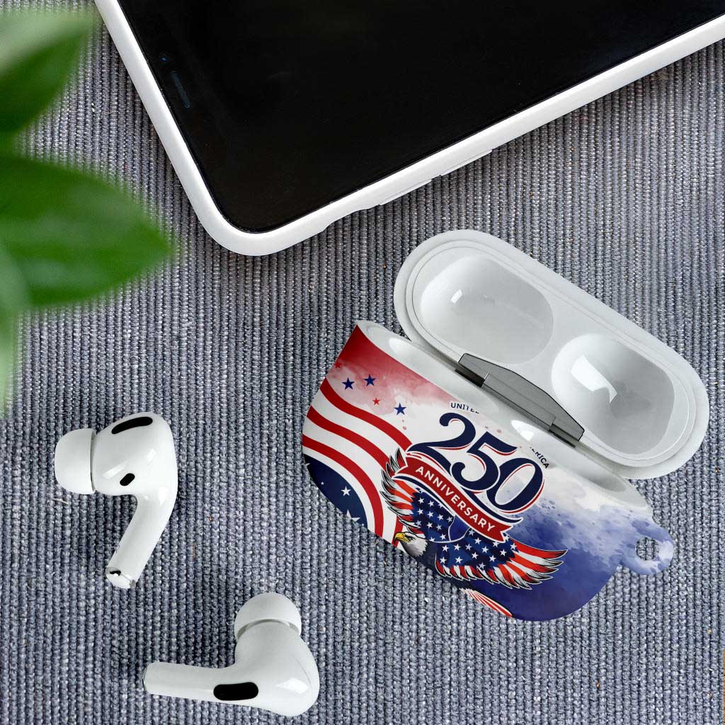 USA 250 Years of Freedom AirPods Case American Patriotic