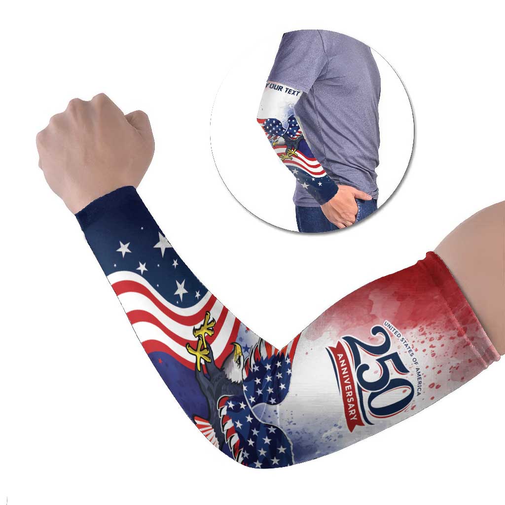 Personalized USA 250 Years of Freedom Arm Sleeves American Patriotic