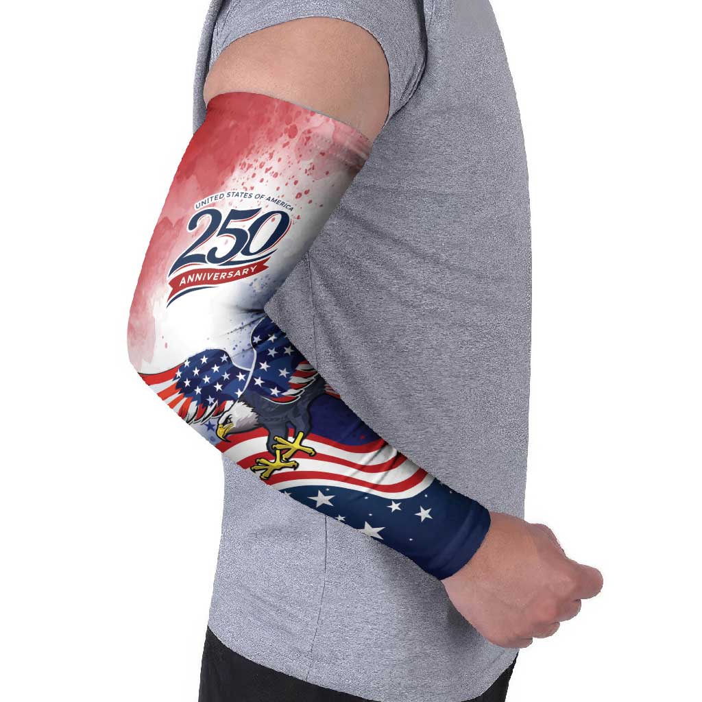 Personalized USA 250 Years of Freedom Arm Sleeves American Patriotic