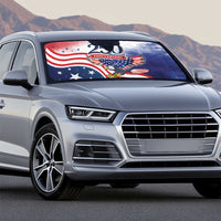 USA 250 Years of Freedom Auto Sun Shade American Patriotic