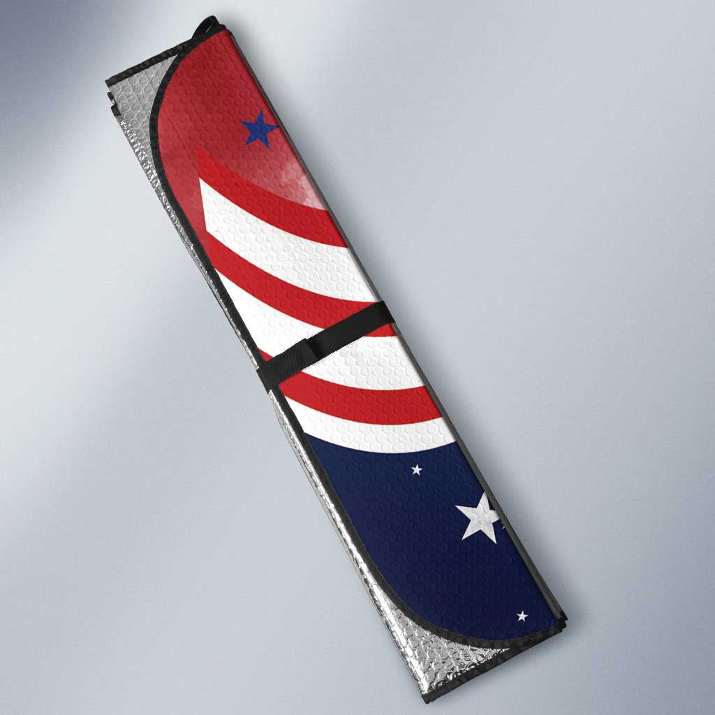 USA 250 Years of Freedom Auto Sun Shade American Patriotic