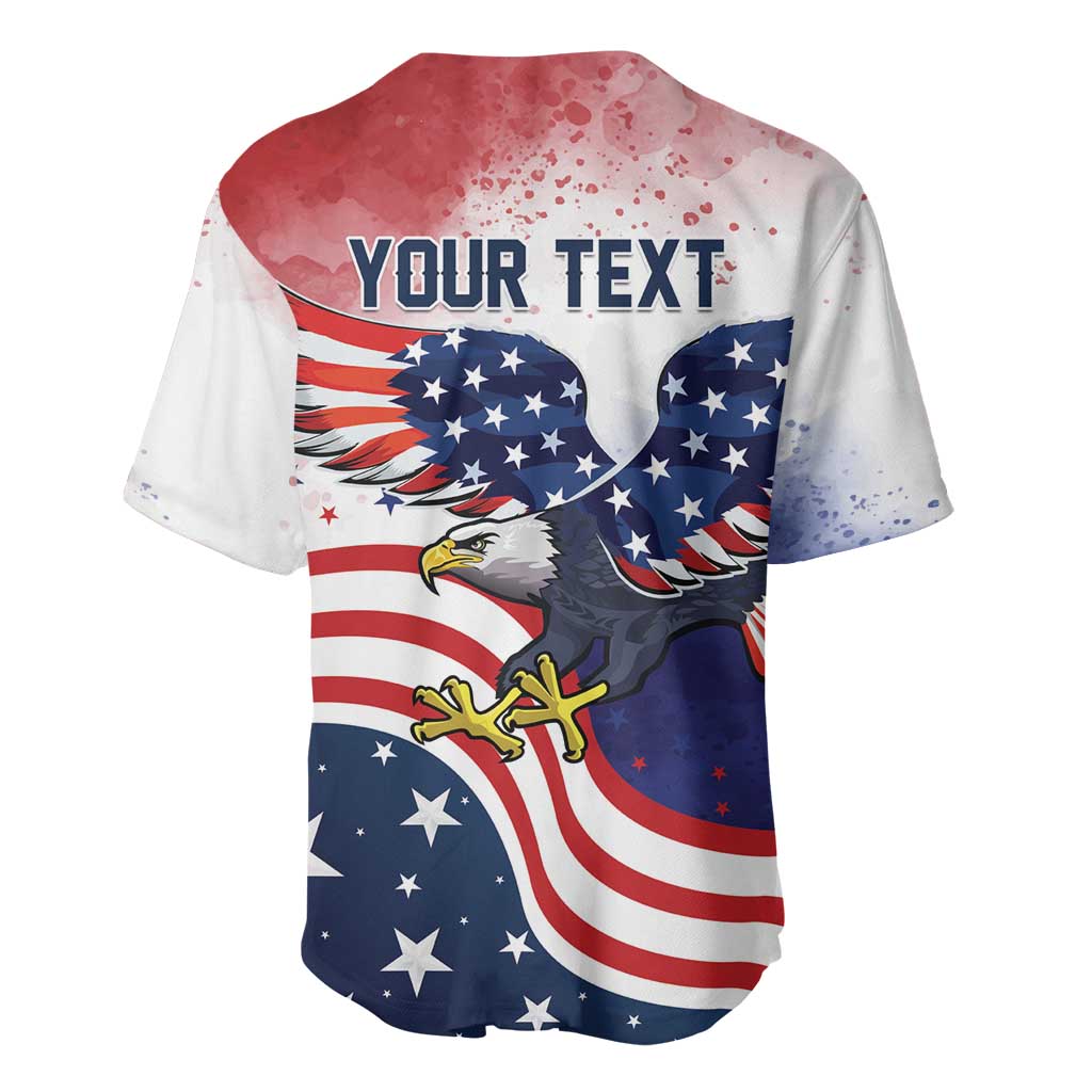 Personalized USA 250 Years of Freedom Baseball Jersey American Patriotic