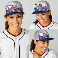 USA 250 Years of Freedom Baseball Net Cap American Patriotic