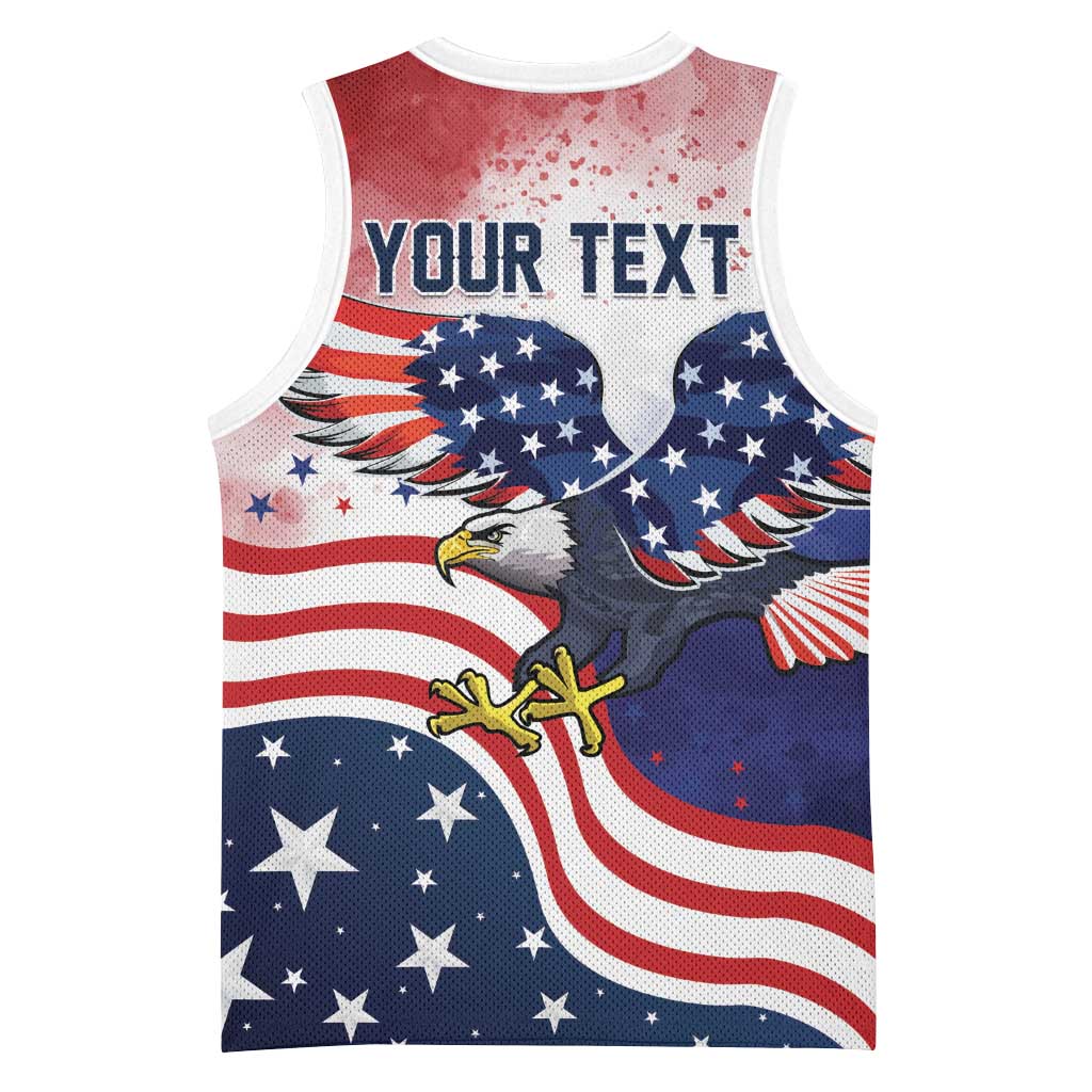Personalized USA 250 Years of Freedom Basketball Jersey American Patriotic