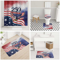 USA 250 Years of Freedom Bathroom Set American Patriotic