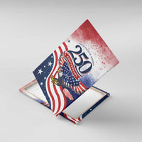 USA 250 Years of Freedom Canvas Wall Art American Patriotic