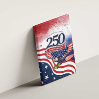 USA 250 Years of Freedom Canvas Wall Art American Patriotic