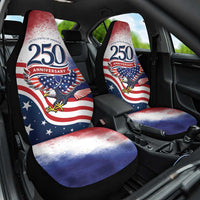 USA 250 Years of Freedom Car Seat Cover American Patriotic
