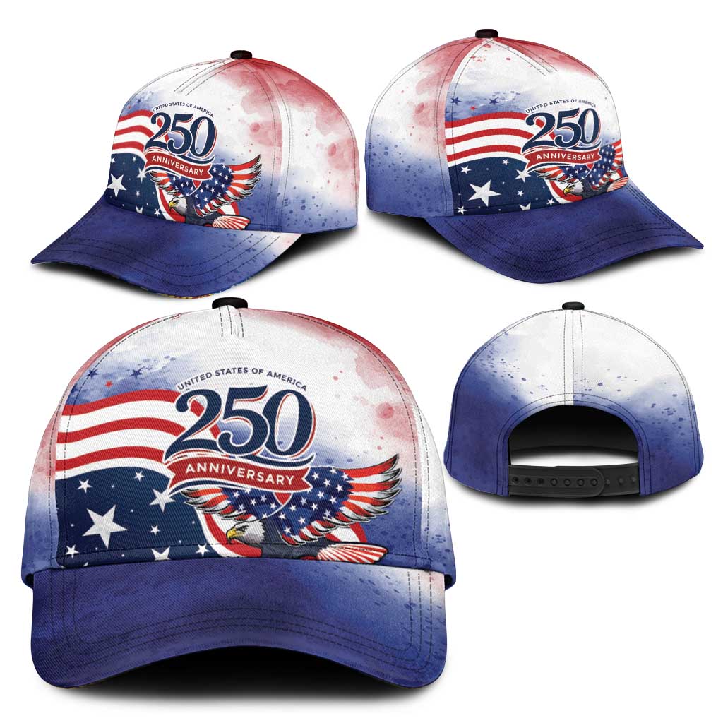 USA 250 Years of Freedom Classic Cap American Patriotic