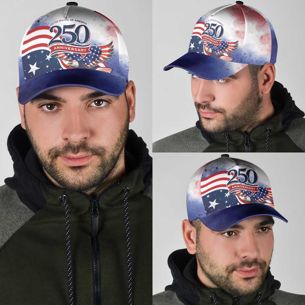 USA 250 Years of Freedom Classic Cap American Patriotic