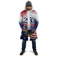 Personalized USA 250 Years of Freedom Cloak American Patriotic
