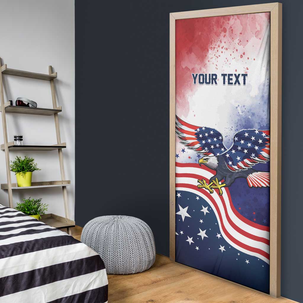 Personalized USA 250 Years of Freedom Door Cover American Patriotic