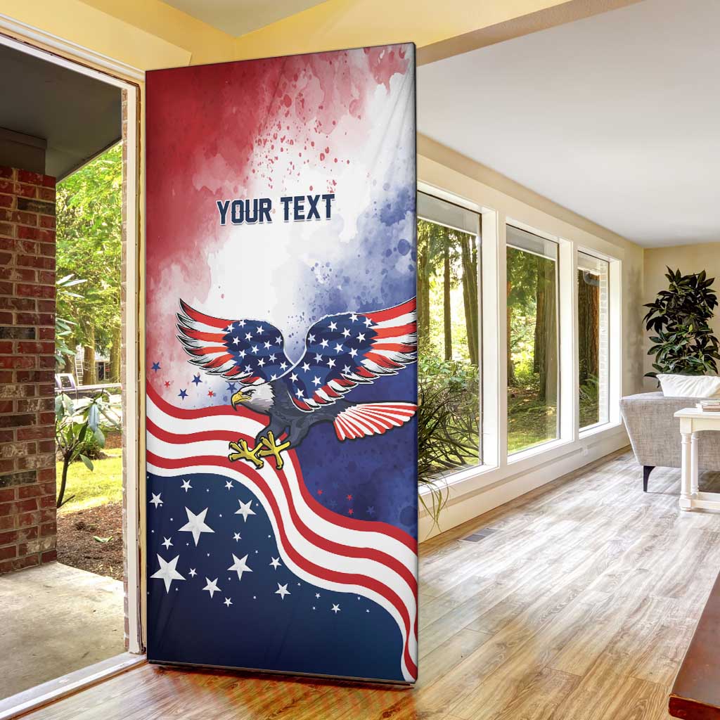 Personalized USA 250 Years of Freedom Door Cover American Patriotic