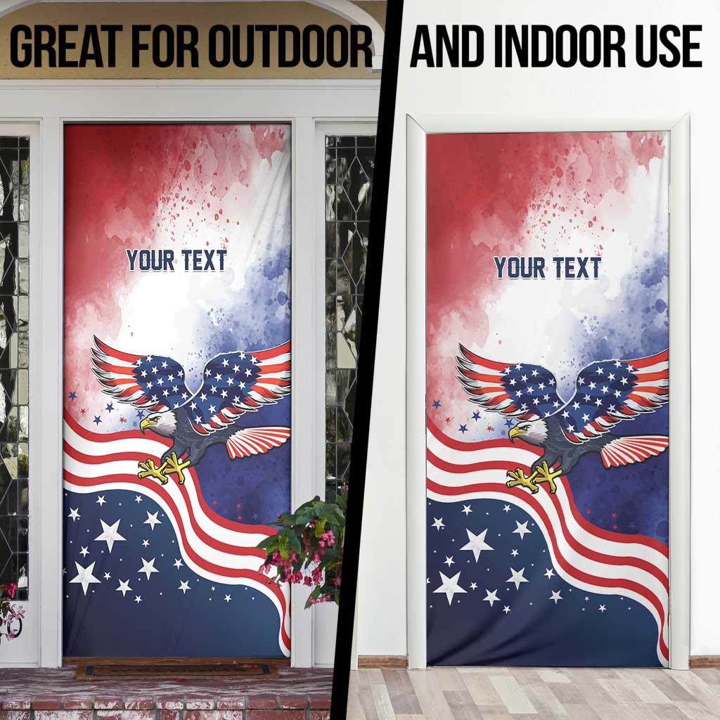 Personalized USA 250 Years of Freedom Door Cover American Patriotic