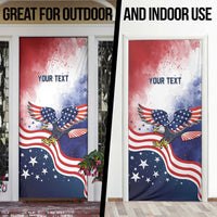 Personalized USA 250 Years of Freedom Door Cover American Patriotic