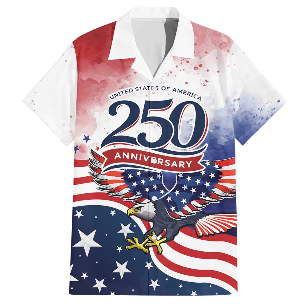 Personalized USA 250 Years of Freedom Hawaiian Shirt American Patriotic