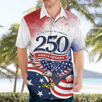 Personalized USA 250 Years of Freedom Hawaiian Shirt American Patriotic