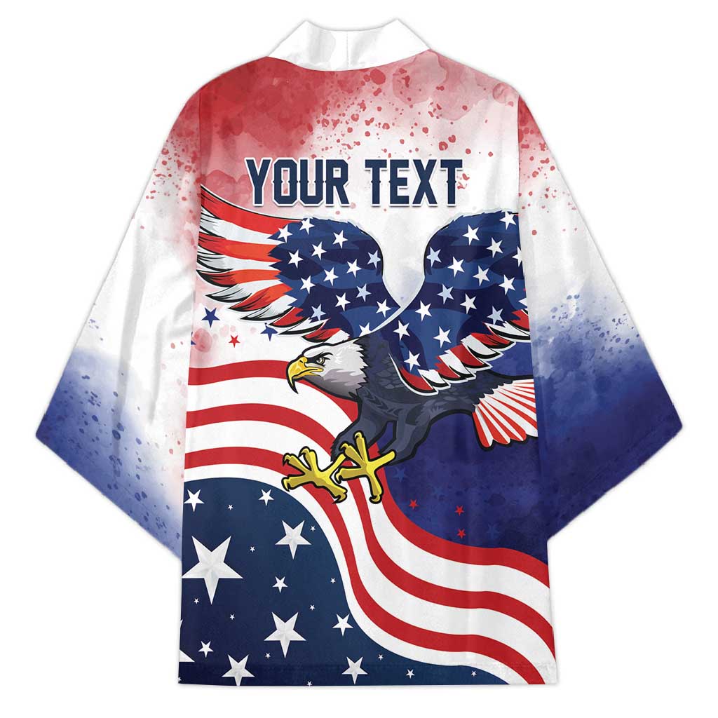 Personalized USA 250 Years of Freedom Kimono American Patriotic
