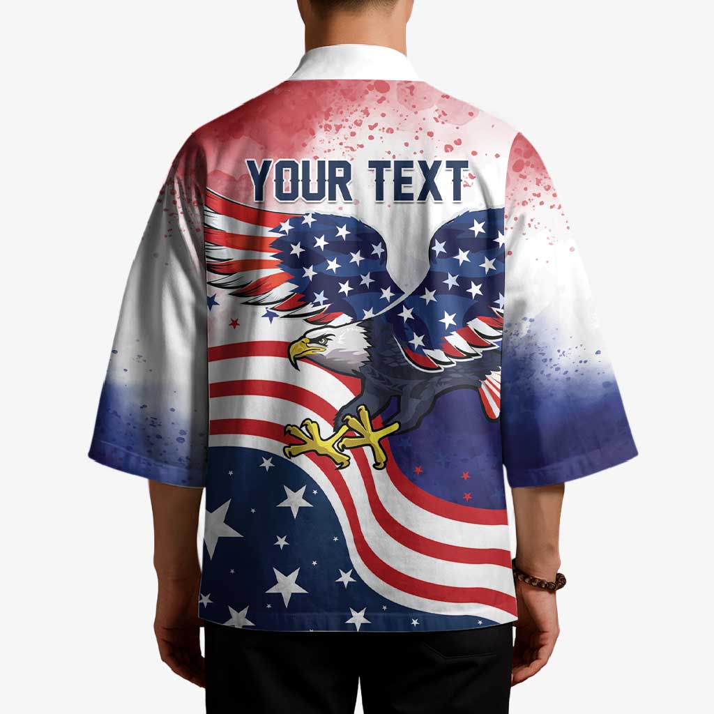Personalized USA 250 Years of Freedom Kimono American Patriotic