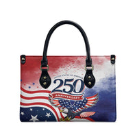 USA 250 Years of Freedom Leather Bag American Patriotic