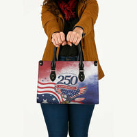 USA 250 Years of Freedom Leather Bag American Patriotic